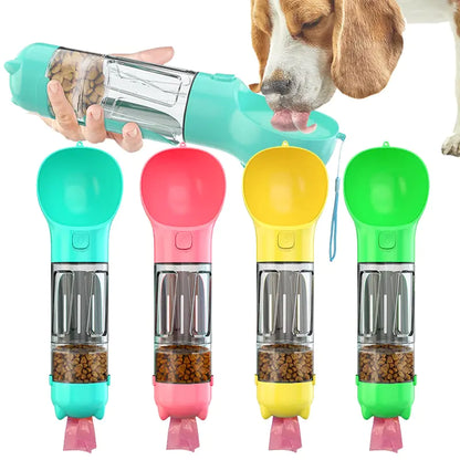 Portable 3-in-1 Hunde Trinkflasche