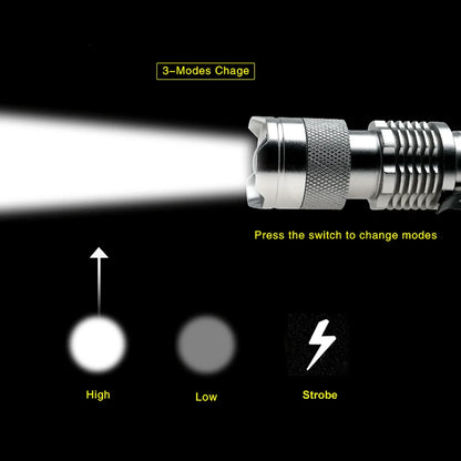 Mini LED Taschenlampe - einstellbarer Fokus