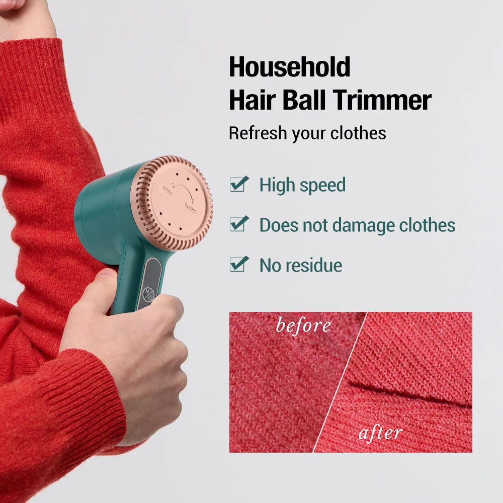 Portable Electric Pellet Lint Remover - 3 Speeds