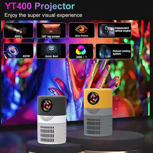 Portabler Mini Projector P400 YT400