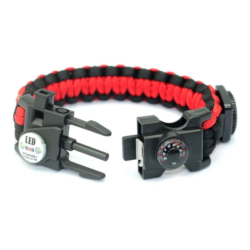 Multifunktionales Camping- und Notfallarmband