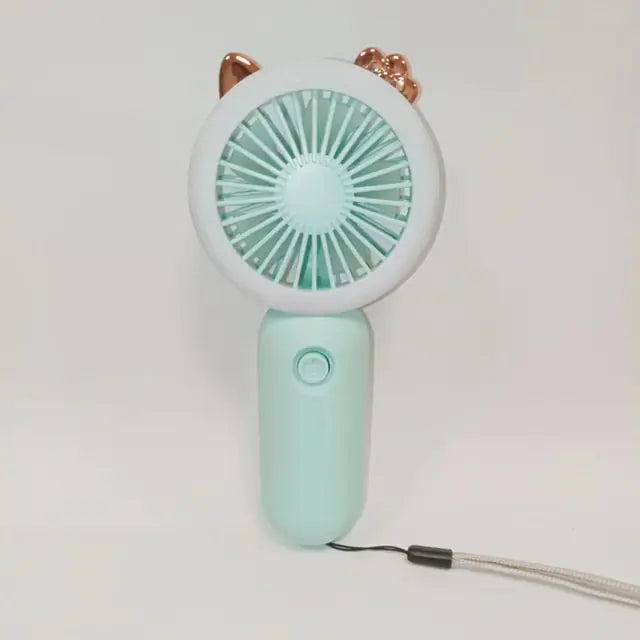 Tragbarer USB-Lade-Mini-Ventilator: Ideal für Zuhause, Büro und Reisen!